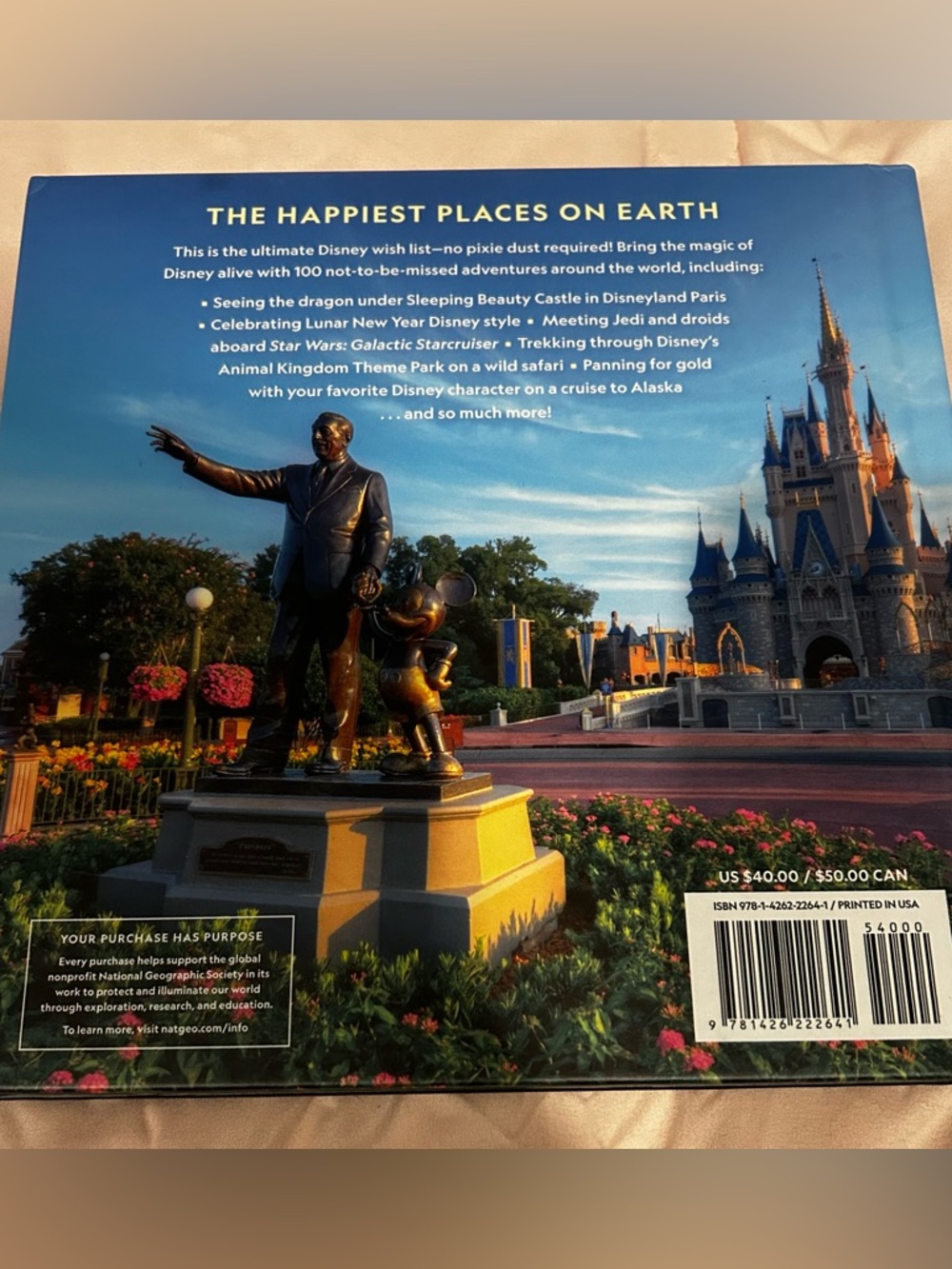 100 Disney Adventures of a Lifetime Hardback Book - Picture 2 of 2